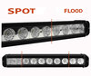 Barra a LED CREE 100W 7200 lumen per 4X4 - Quad - SSV Spot VS Flood