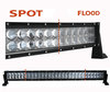 Barra a LED CREE 4D Doppia fila 180W 16200 lumen per 4X4 - Camion - Trattore Spot VS Flood