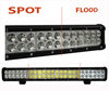 Barra a LED CREE Doppia fila 144W 10100 lumen per 4X4 - Camion - Trattore Spot VS Flood