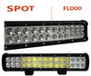 Barra a LED CREE Doppia fila 90W 6300 lumen per 4X4 - Quad - SSV Spot VS Flood