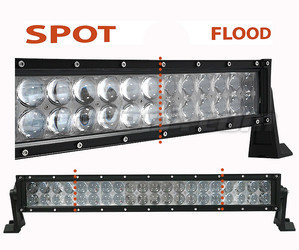 Barra a LED CREE 4D Doppia fila 120W 10900 lumen per 4X4 - Camion - Trattore Spot VS Flood
