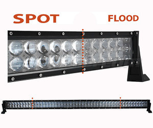 Barra a LED CREE 4D Doppia fila 288W 26000 lumen per 4X4 - Camion - Trattore Spot VS Flood