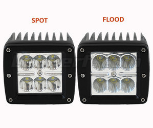 Faro aggiuntivo a LED Quadrato 24W CREE per 4X4 - Quad - SSV Spot VS Flood