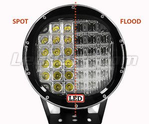 Faro aggiuntivo a LED Rotondo 160W CREE per 4X4 - Quad - SSV Spot VS Flood