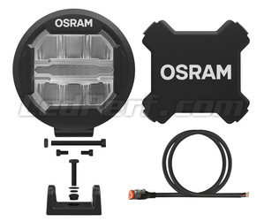 Luce Ausiliare LED Osram LEDriving® ROUND MX180-CB con accessori di montaggio