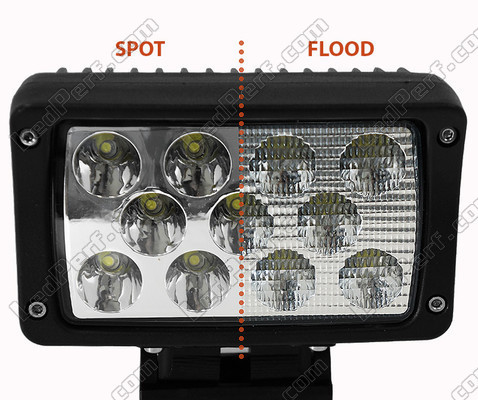 Faro aggiuntivo a LED Rettangolare 33W per 4X4 - Quad - SSV Spot VS Flood