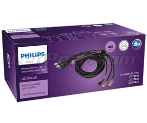 Cablaggio con relè Philips Ultinon Drive UD1002W - 2 Connettori DT a 3 Pin