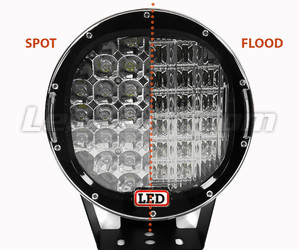 Faro di lavoro a LED Rotondo CREE 185W per 4X4 - Camion - Trattore Spot VS Flood