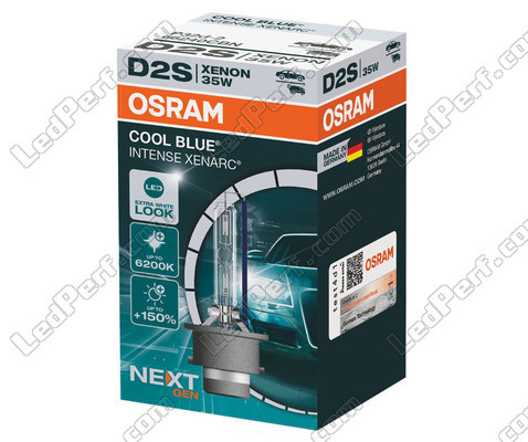 Lampadina allo xeno D2S Osram Xenarc Cool Intense Blue 6200K nella confezione - 66240CBN