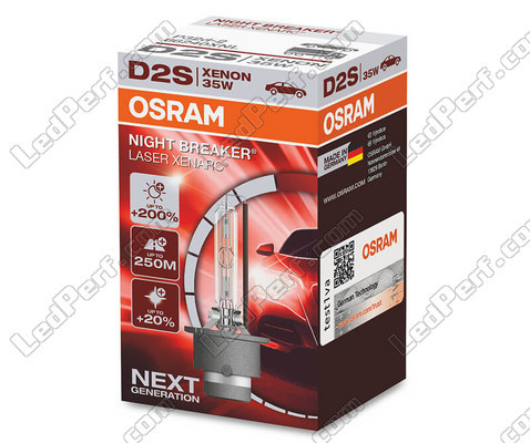 Lampadina Osram D2S Xenarc Night Breaker Laser Osram Xenon + 200% - 66240XNL nella confezione