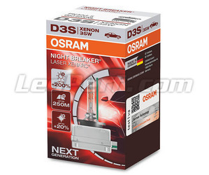 Lampadina Osram D3S Xenarc Night Breaker Laser Osram Xenon + 200% - 66340XNL nella confezione