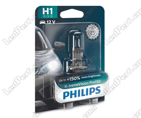 1 x Lampadina H1 Philips X-tremeVision PRO150 55W 12 V - 12258XVPS2