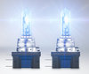 Lampadine alogene H15 Osram Cool Blue Intense NEXT GEN che producono illuminazione a effetto LED
