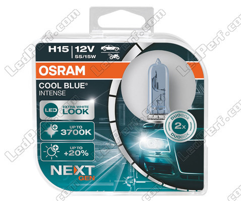 Coppia di lampadine Osram H15 Cool blue Intense Next Gen LED Effect 3700K