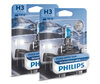Set di 2 lampadine H3 Philips WhiteVision ULTRA + Luci di posizione - 12336WVUB1