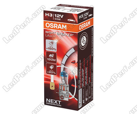 lampadina H3 Osram Night Breaker Laser +150% l'unit