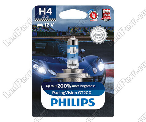 1 x Lampadina H4 Philips RacingVision GT200 60/55W +200% - 12342RGTB1