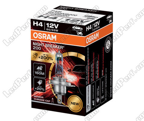 Lampadina H4 OSRAM Night Breaker® 200 - 64193NB200 - Articolo venduto singolarmente