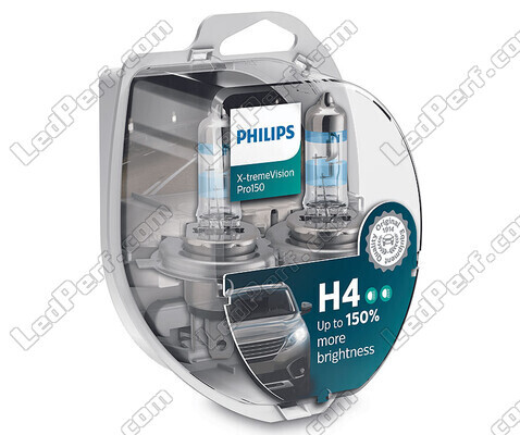 Set di 2 lampadine H4 Philips X-tremeVision PRO150 60/55W - 12342XVPS2