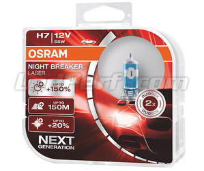 Confezione da 2 lampadine H7 Osram Night Breaker Laser + 150% - 64210NL-HCB