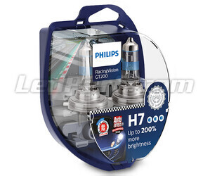 Set di 2 Lampadine H7 Philips RacingVision GT200 55W +200% - 12972RGTS2