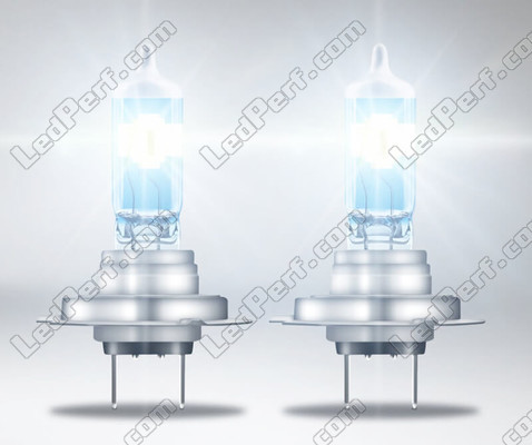 Illuminazione di una coppia di lampadine laser H7 Osram Night Breaker + 150%