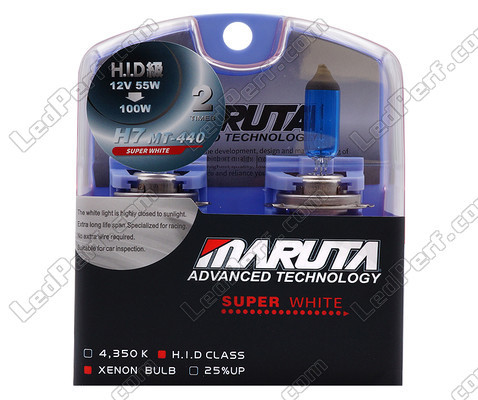 Kit da 2 lampadine H7 MTEC Maruta Super White - bianca puro