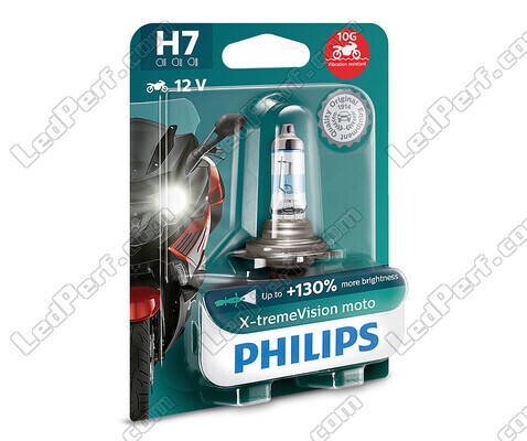 Lampadina H7 Philips X-tremeVision Moto +130% 55W - 12972XV+BW