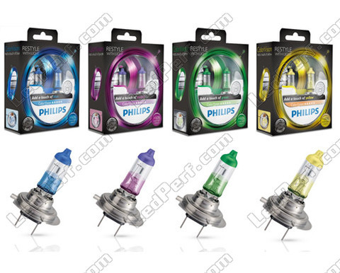 Lampadine Philips H7 ColorVision - blu, viola, giallo o verde -