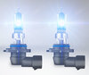 Lampadine alogene HB3 Osram Cool Blue Intense NEXT GEN che producono illuminazione a effetto LED