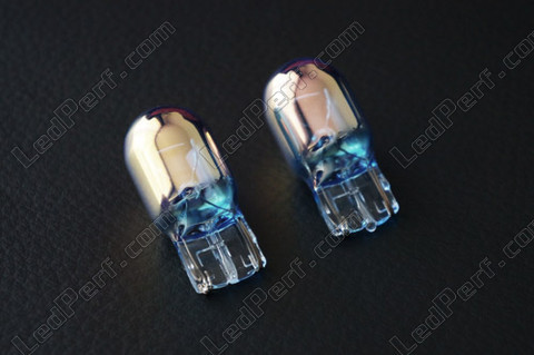 lampadina T20 W21/5W alogena Platinum vision Xenon effetto LED