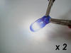 lampadina T10 W5W alogena Blue vision Xenon effetto Led