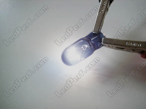lampadina LED T10 W5W Platinum Blue vision Xenon effetto Led