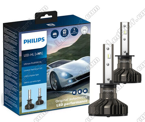 Set di Lampadine H1 LED PHILIPS Ultinon Pro9100 +350% 5800K - LUM11258U91X2