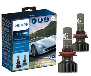 Set di Lampadine H11 LED PHILIPS Ultinon Pro9100 +350% 5800K - LUM11362U91X2