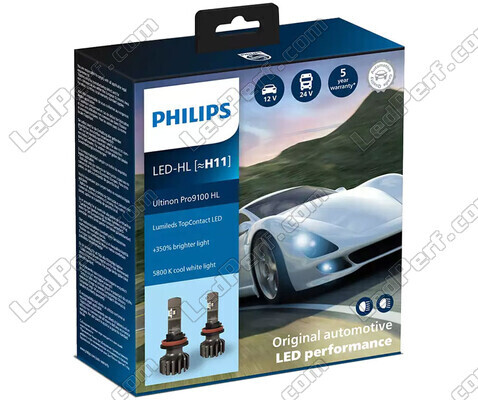 Set di Lampadine H11 LED PHILIPS Ultinon Pro9100 +350% 5800K - LUM11362U91X2