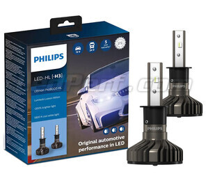 Set di Lampadine H3 LED PHILIPS Ultinon Pro9000 +200% 5800K - 11336U90CWX2