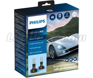 Set di Lampadine H3 LED PHILIPS Ultinon Pro9100 +350% 5800K - LUM11336U91X2