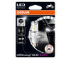 Imballaggio vista frontale delle lampadine per moto H4 LED Osram Easy