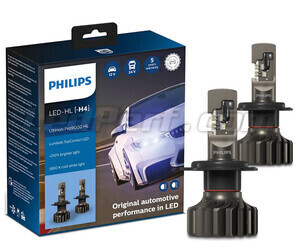 Set di Lampadine H4 LED PHILIPS Ultinon Pro9000 +250% 5800K - 11342U90CWX2