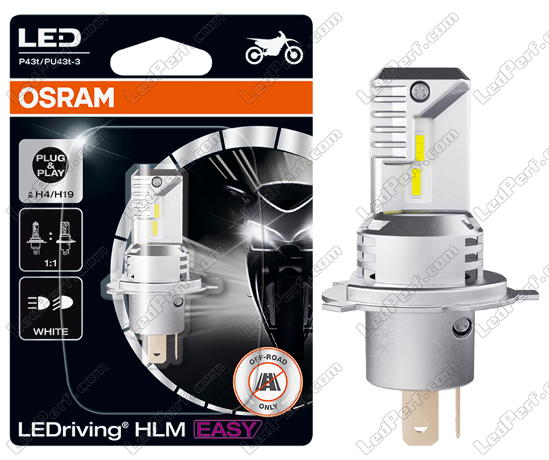 1x Lampadina LED H4 Osram Easy 6500K - Plug and Play