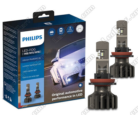 Set di Lampadine H8 LED PHILIPS Ultinon Pro9000 +250% 5800K - 11366U90CWX2