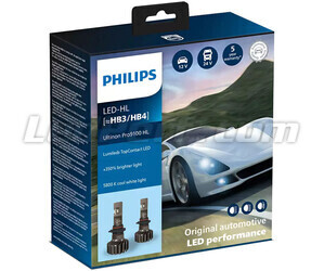 Set di Lampadine HB3 (9005) LED PHILIPS Ultinon Pro9100 +350% 5800K - LUM11005U91X2