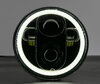 Ottica moto Full LED Nera per faro Rotondo da 5.75 pollici - tipo 4
