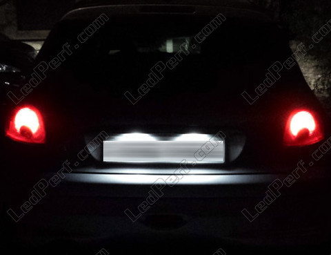LED targa Peugeot 206
