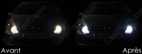 LED Indicatori di posizione bianca Xénon Peugeot 307