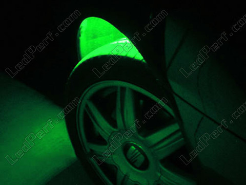 Parafango Banda a LED verde stagna impermeabile 30cm