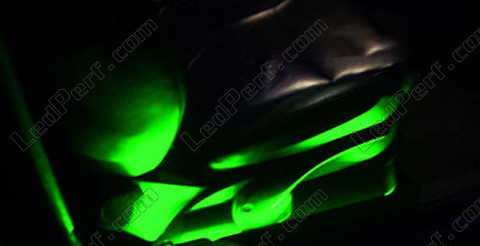 Sedile Banda a LED verde stagna impermeabile 30cm