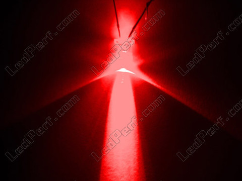 LED 3 mm rossa per auto