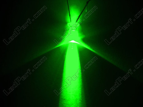 LED 3 mm verde per auto